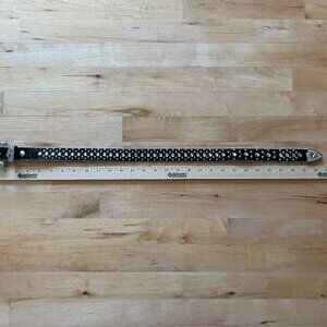 Black & Rhinestone Belt